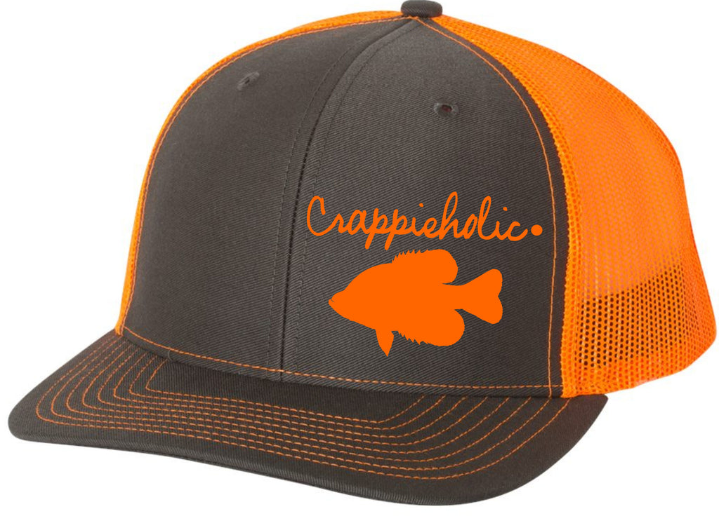 HEADWEAR Crappieholic Richardson Cap side panel design