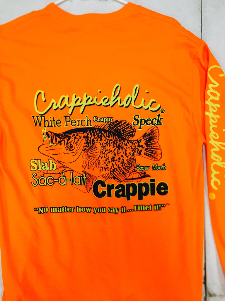 Crappieholic Long Sleeve Fillet Design Tee – Crappieholic.com