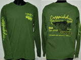 Crappieholic Long Sleeve Fillet Design Tee