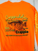 Crappieholic Long Sleeve Fillet Design Tee