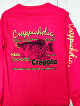 Crappieholic Long Sleeve Fillet Design Tee